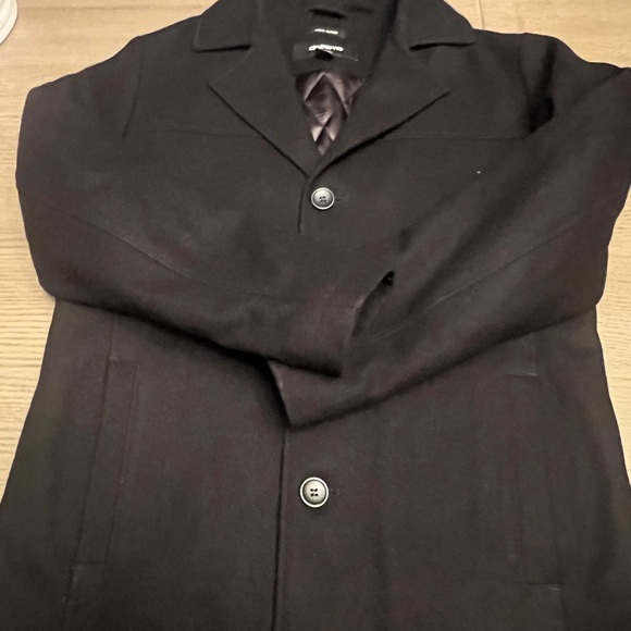 Claiborne Other - Claiborne Wool Blend Black Coat